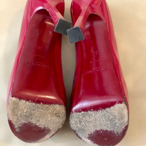 Yves Saint Laurent Tribute Two Pumps Red Patent - Picture 4 of 8
